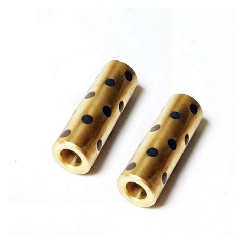 Two Graphite Copper Self Lubricating Bushing Set 20mm ID 30mm OD Heights 10 12 15 16 20 25 30 40mm 10 Pieces Heavy Duty Linear Bearing Bushings