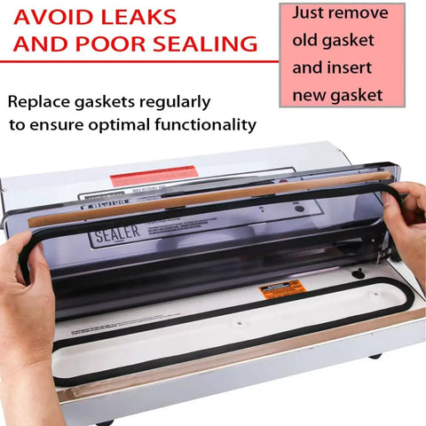 Foam Replacement Gasket Kit For Weston Pro Series Vacuum Sealer Includes 2 Foam Gaskets And 4 Seal Bar Tapes So You Can Repair Pro 2100 2200 2300 Models And Extend Sealer Life