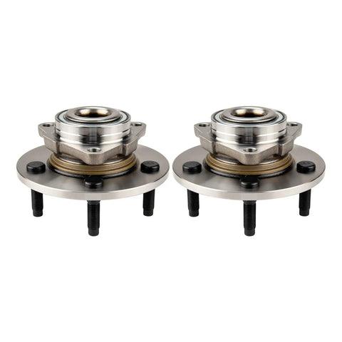 Front Wheel Bearing And Hub Assembly For 2002 Through 2008 Dodge Ram 1500 With ABS 5 Lug 2 Pieces Premium Replacement 515072