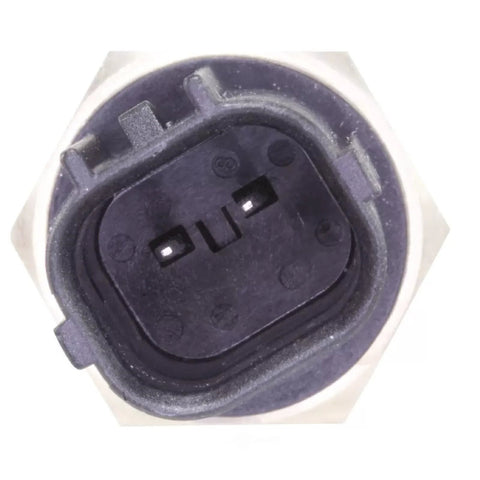 Engine coolant temperature sensor with hex metal base and black 2-pin connector