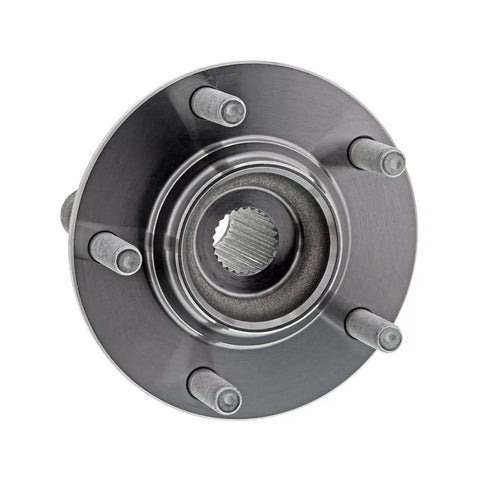 Rear Wheel Hub Bearing Assembly With ABS For Left Or Right Fit Replacement For 2012 To 2017 Mitsubishi Lancer And 2007 To 2013 Mitsubishi Outlander, 1 Piece Unit, Premium Quality ISO IATF 16949 Certified, Quiet Ride, front view.