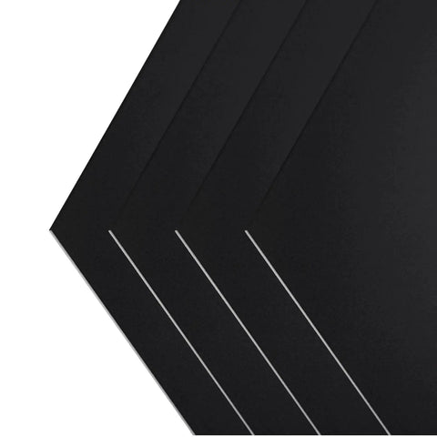 Anodized Aluminum Sheets Set, LOYORTY 4 Pack 6 X 12 Inch, 1mm Thick Black Engraving Blanks For Laser Engraving, Crafting, DIY Projects, Home Decor