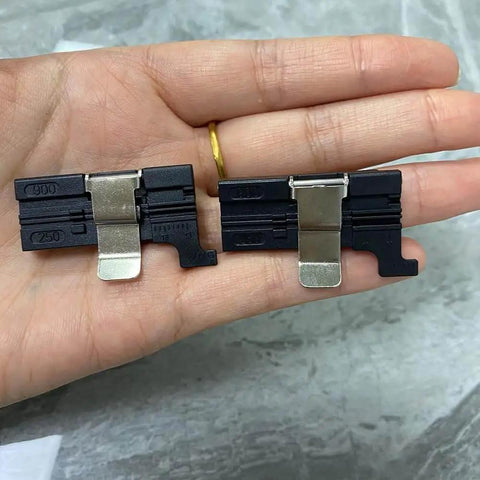 3 In 1 Fiber Cleaver, Fiber Holder And Fiber Fixture Clamp For FTTH 250um 900um Cables, Aluminum Alloy Construction, Black Finish