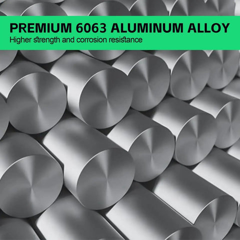 Premium 6063 aluminum alloy rods stack highlighted for 2040 V Slot Aluminum Extrusion Profile 1220mm Two Pack Set CNC DIY