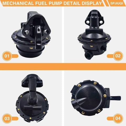 Performer Series RPM Street Tested Mechanical Fuel Pump Replaces Edelbrock 1722 For Big Block Chevy V8 396 402 427 454 502 6 PSI