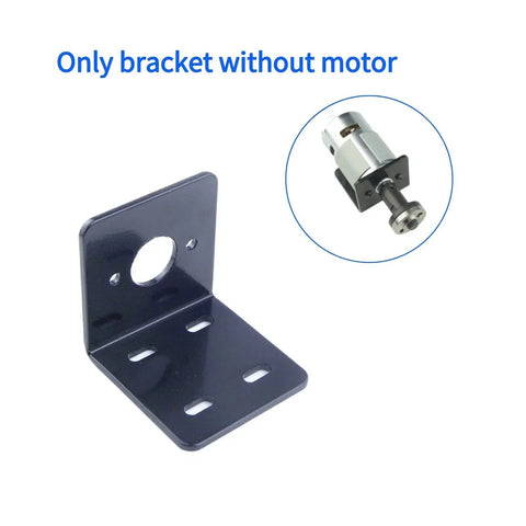 Beefy Alloy Steel Motor Bracket For 775 And 795 Series DC Motors 12V 24V Mounting Bracket showing bracket without motor