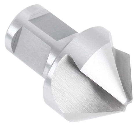 Heavy Duty Pro Grade 1-1/4 Inch HSS Countersink Bit With 3/4 Inch Weldon Shank For Magnetic Drilling Machines, 45 Degrees Per Side