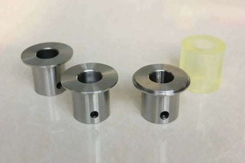 Bead Roller Offset And Tipping Dies With Polyurethane Wheel For Sheet Metal Fabrication, 22mm Shaft, CR12 Steel 35-40 HRC