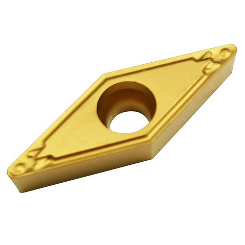 VBMT332 VBMT160408 HQ US735 CNC Lathe Indexable Carbide Turning Insert Cutting Blade, diamond-shaped, multilayer coated, 3/16 inch thick