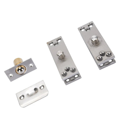 Heavy Duty Stainless Steel Pivot Hinge With Ball Bearing System For 360 Degree Rotation Concealed Door Hardware For Wood Doors And Bookcases By Marhynchus