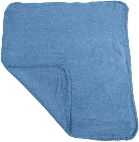 Blue 12x14 Inch Shop Towels Set Of 50 Reusable 100 Percent Cotton Cleaning Cloths For Auto Shop Mechanic Garage Kitchen Industry Home Highly Absorbent Lint Free Bulk Rags