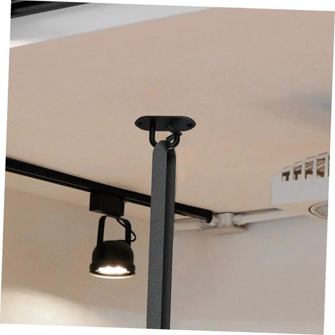 Resistance Band Anchors Ceiling Hangers For Secure Wall Mounting And Versatile Home Gym Use installed on ceiling with band.