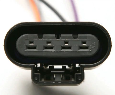 Close-up of connector for FG0407 Fuel Pump Module OE Tested With Vehicle Specific Fitment For Easy Install And Reliable Fuel Delivery.