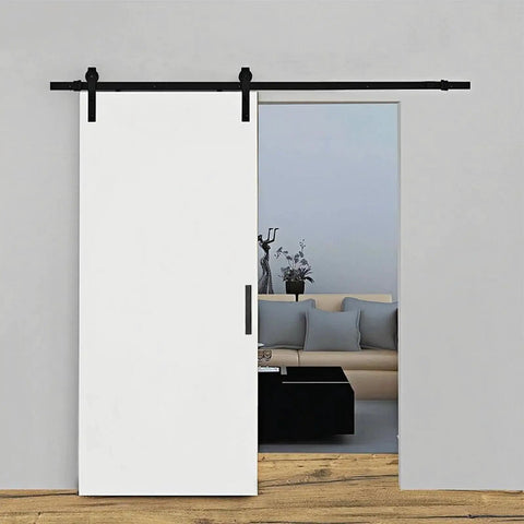 Rustic 12 Inch Barn Door Handle, Heavy Duty Matte Black Square Door Pull With Long Flush Base For Sliding Barn Doors, Gates, Sheds And Garages, Iron Square Rod Design For Firm Grip And Timeless Character