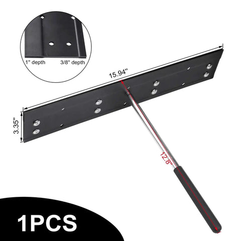 Heavy Duty 16 Inch Sheet Metal Folding Tool With Dual Depth Three Eighths And One Inch Bends, steel bender with PVC handle