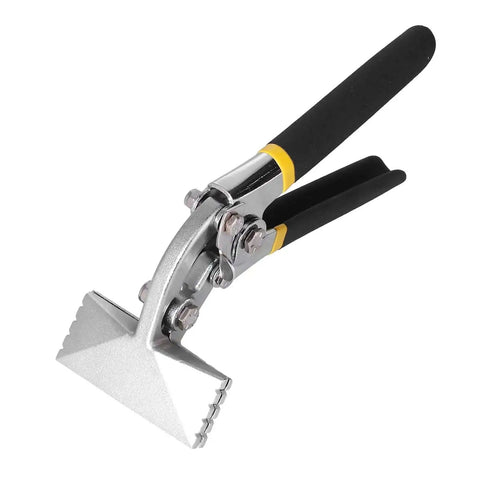 Pro Grade Sheet Metal Bender And Hand Seamer Pliers, alloy steel, 80mm bent type, shown in close-up angle for metalworking tasks.