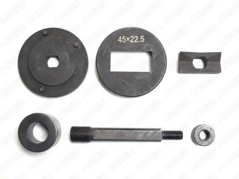 Hydraulic Knockout Punch And Die Set For One Thirty Second DIN Size Forty Five By Twenty Two Point Five mm With Threaded Die components