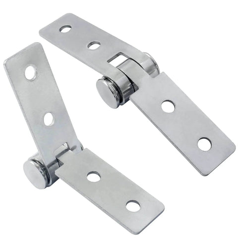 3 Inch Folding Butt Hinges Set Of 2 Stainless Steel Door And Window Hinges With 4 Holes And 8 Mounting Screws Durable Corrosion Resistant