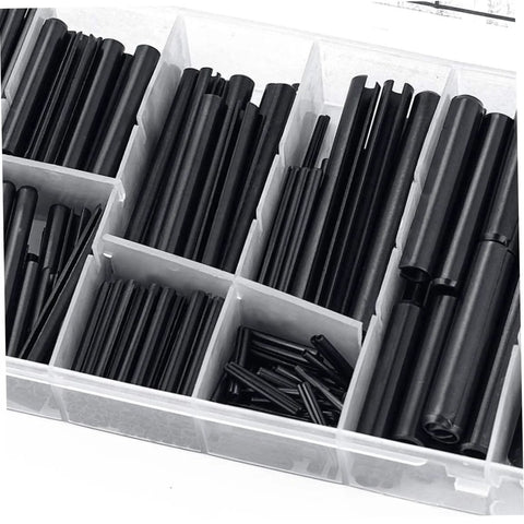 Roll Pins Assortment Kit Slotted Hollow Dowel Pins 450 Pcs For Auto Mechanical Workshop Pro Grade Gearhead Approved Repairs