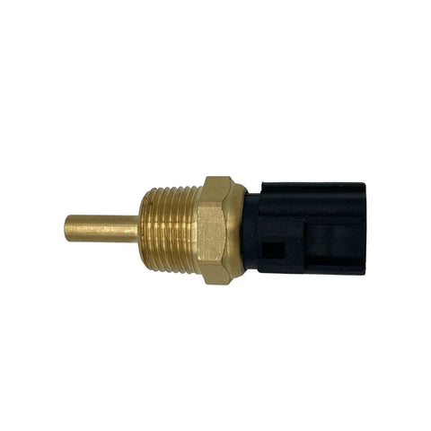 Engine Coolant Temperature Sensor For Mitsubishi Rides Fits Outlander Montero Mirage Galant Eclipse Diamante Expo LRV Endeavor Stratus Stealth And More Replaces 5S1503 TS337 3922035710 MD177572 side view brass and black plastic