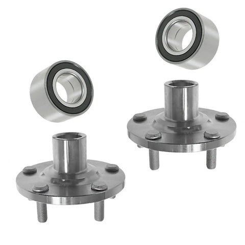 Two Piece Front Wheel Bearing And Hub Kit For 2002 2003 Toyota Camry And 2001 2005 RAV4 Direct Fit Durable Replacement With Included Bearings And Hubs