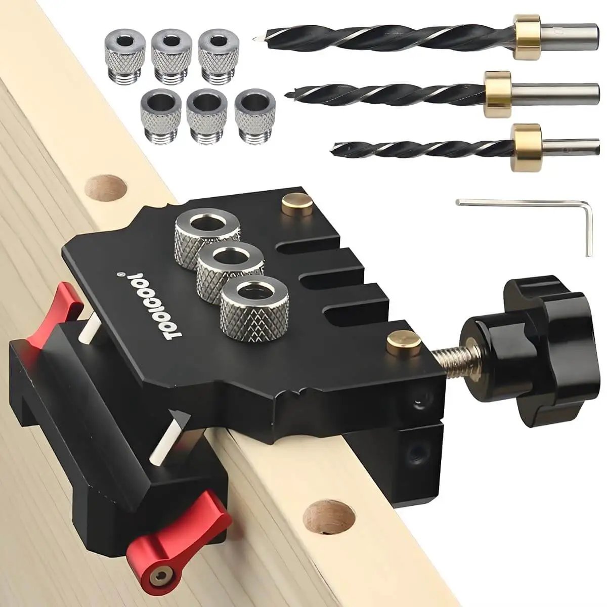 Preciser Kit self centering dowel jig kit for precise woodworking 🍁...