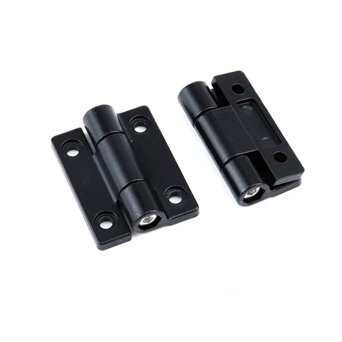 Adjustable Torque Position Control Hinges 4 Pack Black Zinc Alloy Damping Hinges With Countersunk Holes For Furniture Equipment
