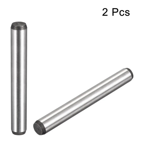 3/8 Inch Dowel Pins Set Of 2 2-1/2 Inch Length Heat Treated Alloy Steel For Extra Hardness Bright Finish Accurate Alignment Anti Rust Corrosion Resistant Vibration Polished Finish