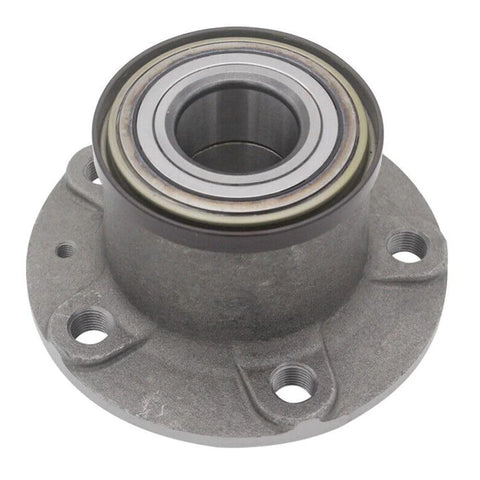 Wheel Hub Bearing Assembly For Ram ProMaster 2500 3500 2014 2023 Rear Left And Right With Encoder ABS Sensor Steel Construction Five Point Twelve Inch Bolt Circle Five By Five Point Twelve Bolt Pattern Durable Replacement Hub, front view