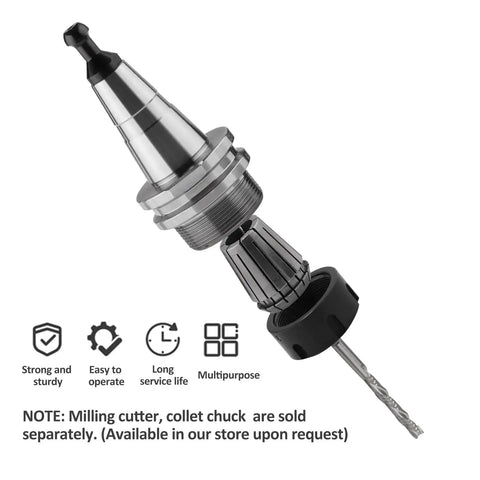 ISO30 Balance Collet Chuck ER32 45L High Speed G2.5 30000RPM CNC Tool Holder Stainless Steel With Pull Stud for Milling Lathe