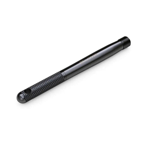Wheel Lug Bolt Alignment Pin Guide Tool With Knurled End M14x1.25 Metric Threads for automotive use, shown from side view