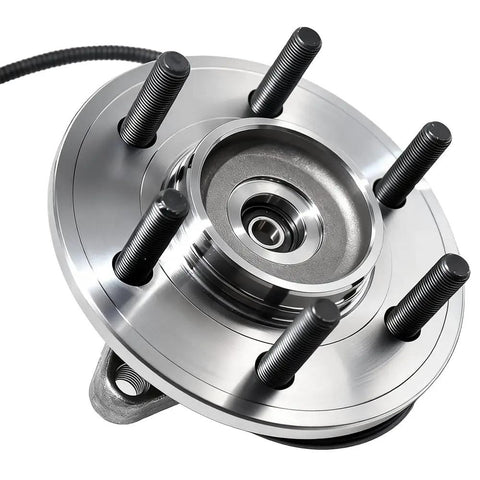 Beefed Up Front Wheel Bearing And Hub Assembly With ABS For 2015 2016 2017 Ford F150 6 Lug 4WD 4x4 Heavy Duty Low Runout OE