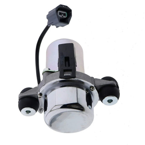 Solarhome brake booster vacuum pump with chrome housing, gray electrical connector, and black wiring harness