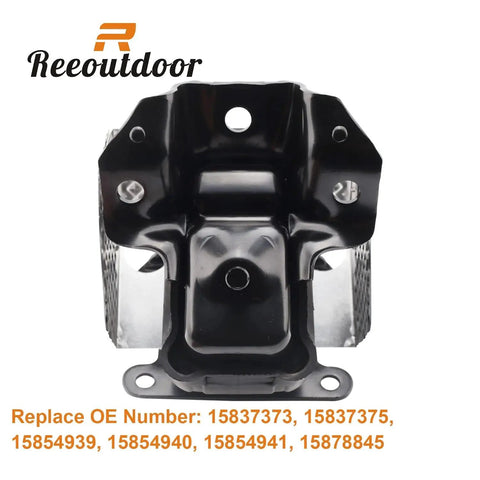 Front view of Beefed Up Engine Mount With Heat Shield For 2007 2013 Chevy Tahoe Suburban Avalanche Silverado Sierra Yukon Escalade 5.3L 6.0L 6.2L Built To Last With Rugged Rubber Vibration Absorption 1 Piece A5365HY