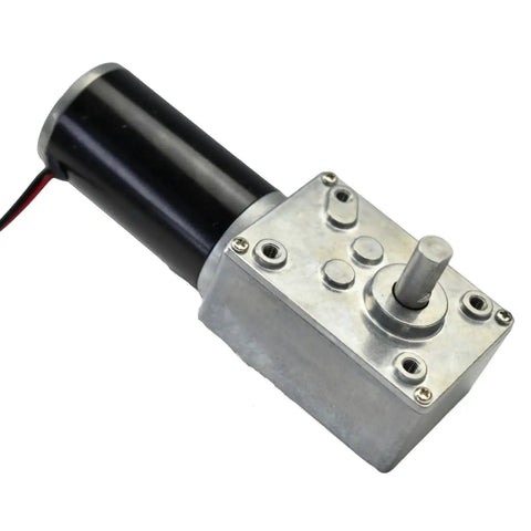 12V DC Worm Gear Motor With Gearbox 9RPM for advertising and auto systems, metal-cased, compact design, CHANCS brand