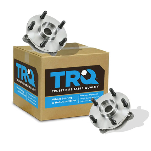 Front Left And Right Wheel Bearing And Hub Assembly Set 2 Piece Direct Fit Fits Like A Champ For Toyota RAV4 06 To 08 RAV4 09 To 12