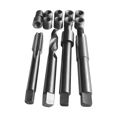 7/16-14 Thread Repair Kit With 10 Stainless Steel Inserts For Fixing Damaged Internal Auto Threads 15mm Insert Length DIY