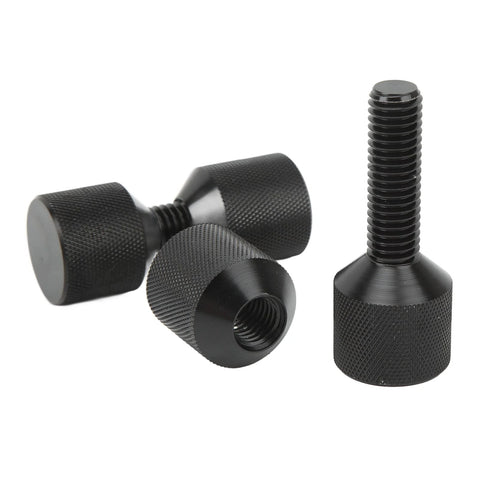 Two Hole Flange Alignment Pin Made From Anodized Aluminum Quick Tweezers Style Dowel Pin For Pipe Flanges Sturdy Black Finish Easy Insertion And Quick Install Portable Auto Parts Tool Pro Grade 2 Pack For Piping And Installation Jobs, showing black anodized aluminum pins for pipe flanges.