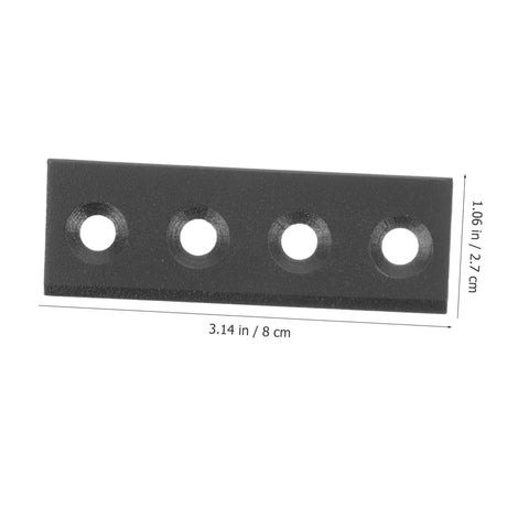 Barn Door Track Connector Adapter Set For Smooth Easy Installation No Fuss Sliding Door Hardware Flat Straight Bracket