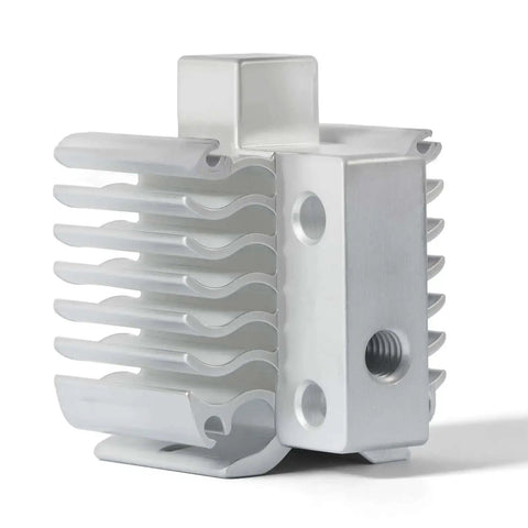 All Metal Hotend Heatsink Cooler Block Upgrade For 3D Printers Direct Drive Extruder Heat Transfer Enhancer, aluminum material