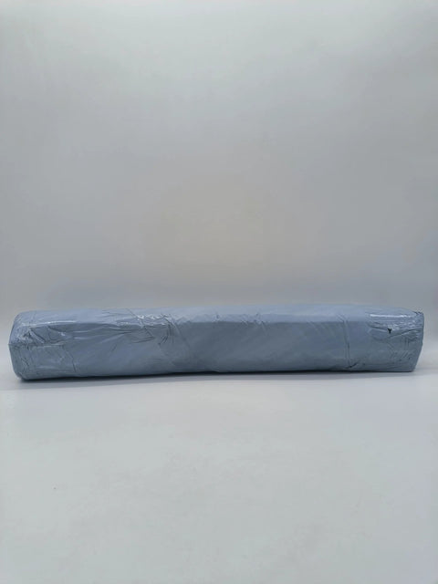 Ceramic fiber insulation blanket roll with single-sided aluminum foil facing, 1x0.61 m, 10 mm thick, blue wrap
