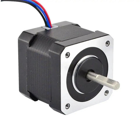 High Torque Nema 17 Bipolar Stepper Motor For Dope 3D Printers And CNC Setups, 12V 0.4A 40 Ncm, front view