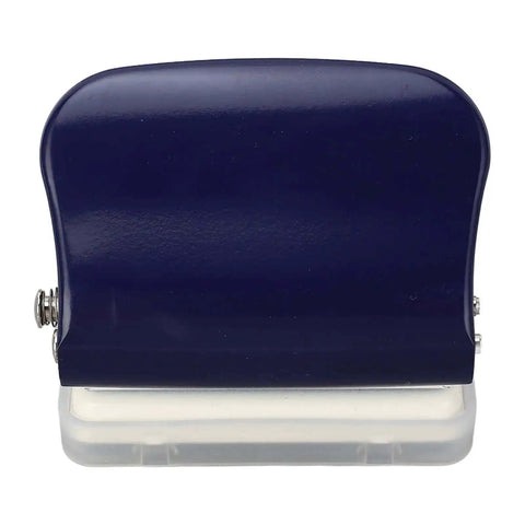 Front view of a 6 Hole Punch For A4 A5 B5 Loose Leaf Notebooks And Scrapbooks, Metal Circle Paper Puncher, 5 Sheet Capacity