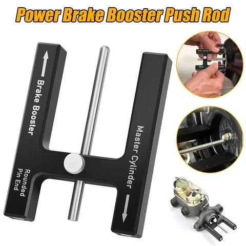 Front view of Ywdiml magnetic aluminum brake adjustment tool for brake booster push rod, universal automotive part