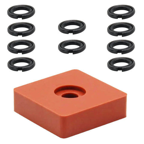 10 Pack Three Eighths Inch Impact Wrench Retaining Ring Clip Kit With O Ring And Anvil Install Tool For Cordless Pneumatic And Electric Impact Wrenches Replacement Parts Durable Carbon Steel With Heat Resistant O Rings