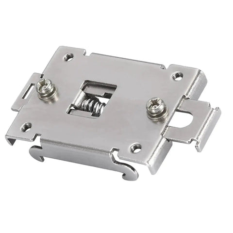 Four Pack 35MM DIN Rail Mounting Clip For Solid State Relay Mounting Rack In Stainless Steel With Screws Chinese Standard Easy Install Ideal SSR Mounting Kit For Single Phase Projects And Industrial Panels