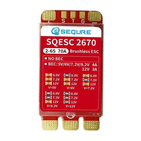 Beefy 70A Brushless RC ESC For 2-6S LiPo With 128KHz Control 5V 4A BEC Reverse Tow Brake Perfect For RC Crawlers Climbing Cars