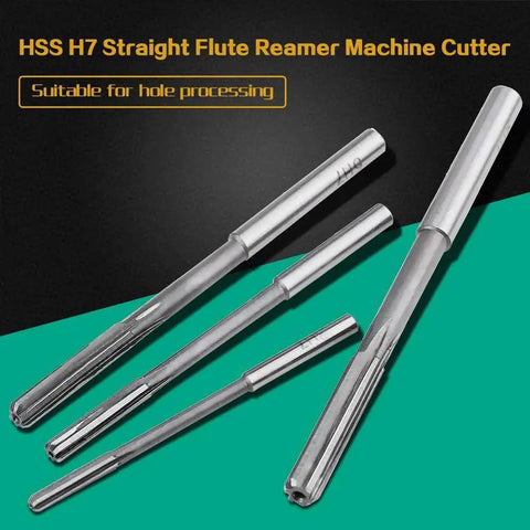 Pro Grade 10-Piece HSS H7 Reamer Set For Precise Bore Machining In Iron Plastic Wood Copper And Aluminum Great For Drilling And Milling Machines
