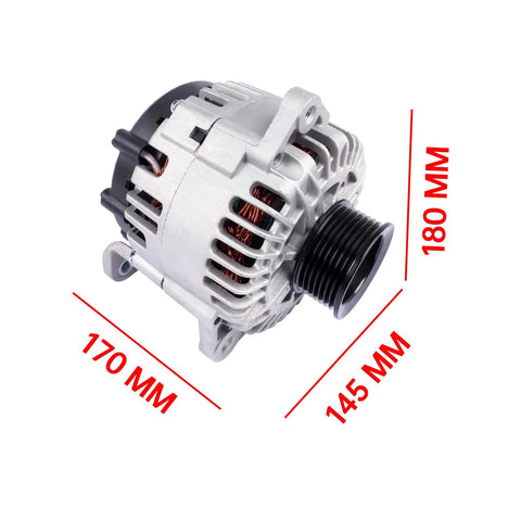 130A 110A High Output Alternator Replacement For Infiniti QX56 2008-2010 And Nissan Armada 2007-2015, Plus Frontier NV Series
