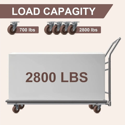 Hi Temp Glass Filled Nylon Caster Wheels For Ovens And Bakery Racks Set Of 4 With 2800 Lb Capacity shown with load capacity